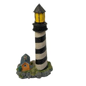 Spoontiques Decorative Cape Kennedy Lighthouse Figurine Resin‎ 13" 3.5" x 6"